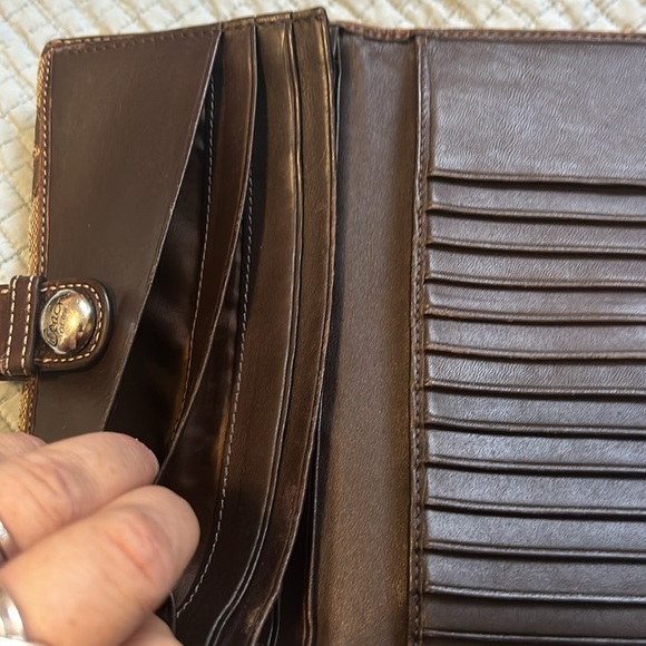 Vintage Coach leather and canvas wallet - Picture 7 of 14